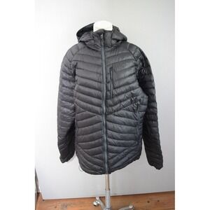 Black Diamond Approach Down Hoodie Large Black 800 Fill Puffer Mens Jacket Coat